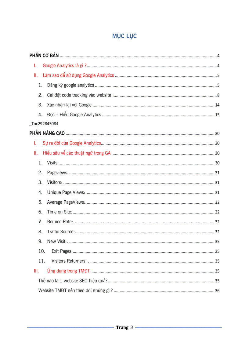 image for page Hướng dẫn sử dụng Google Analytics 1 0 Tiếng Việt