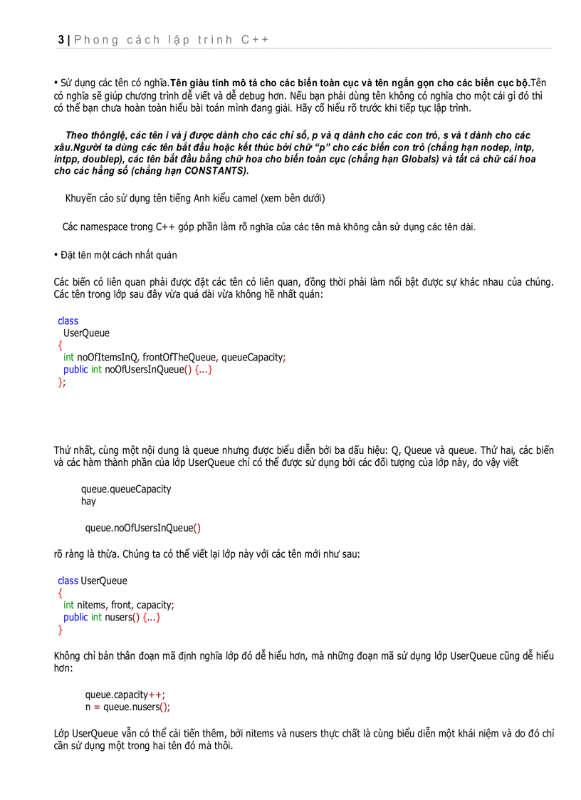 image for page Phong cách lập trình C