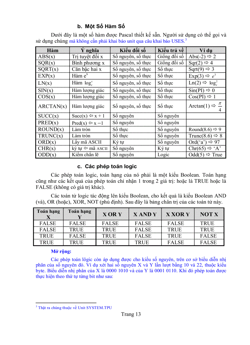 image for page Giáo trình Pascal 7 0