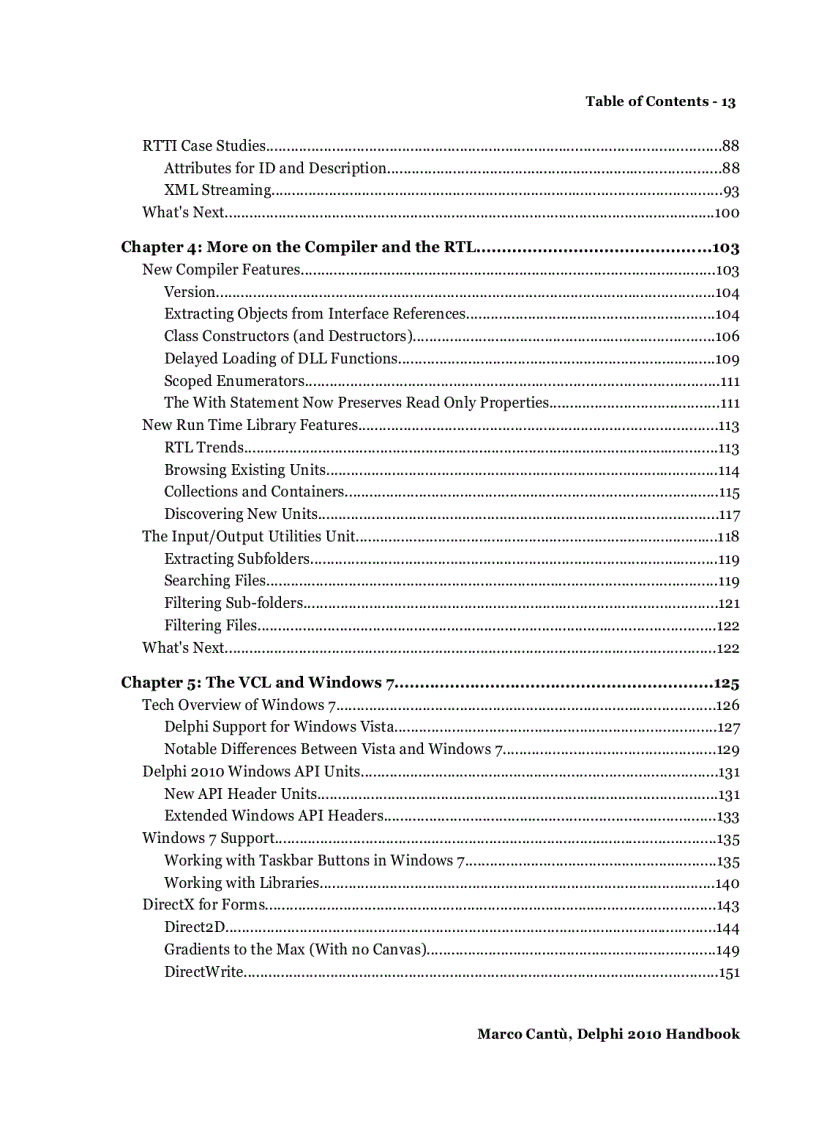 image for page Delphi 2010 Handbook A Guide to the New Features of Delphi 2010