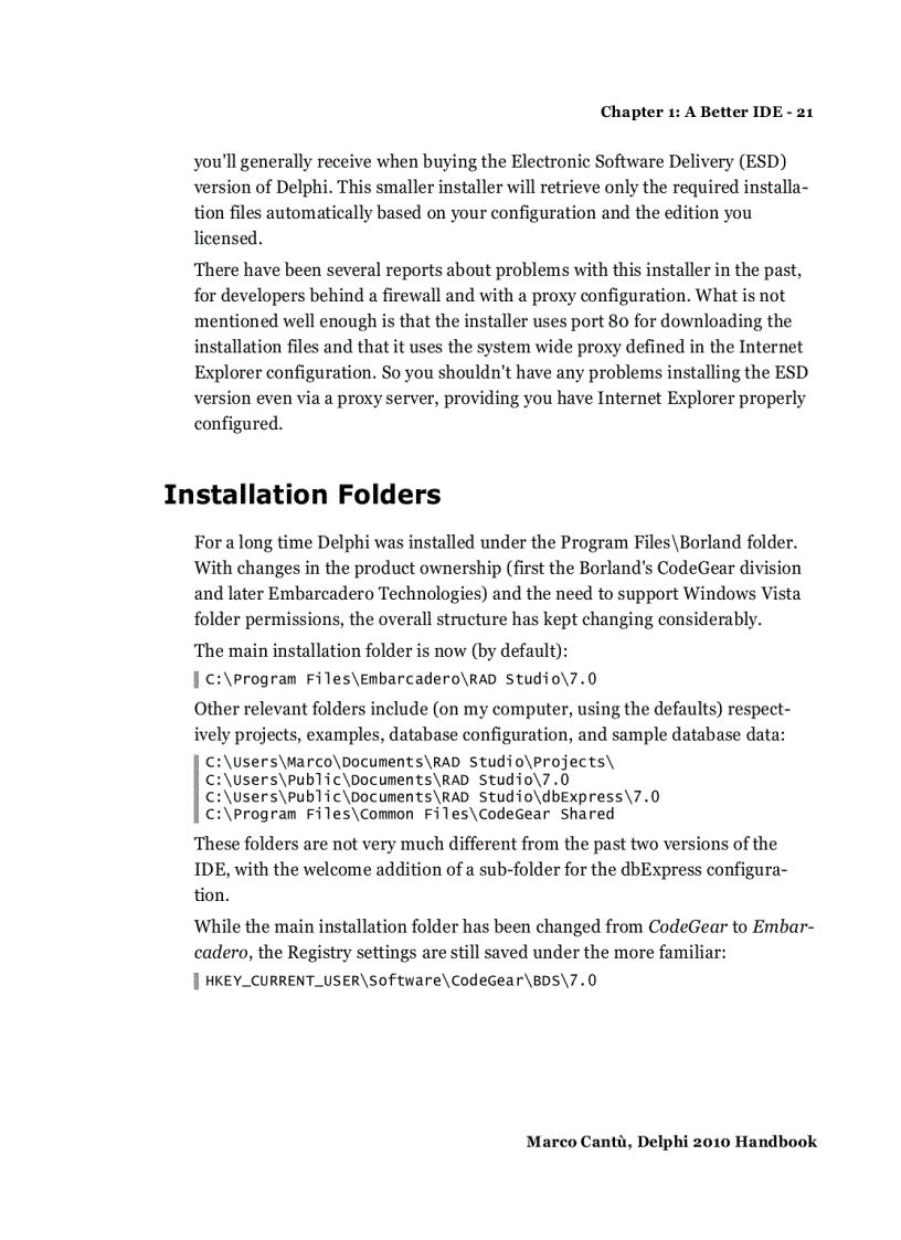 image for page Delphi 2010 Handbook A Guide to the New Features of Delphi 2010