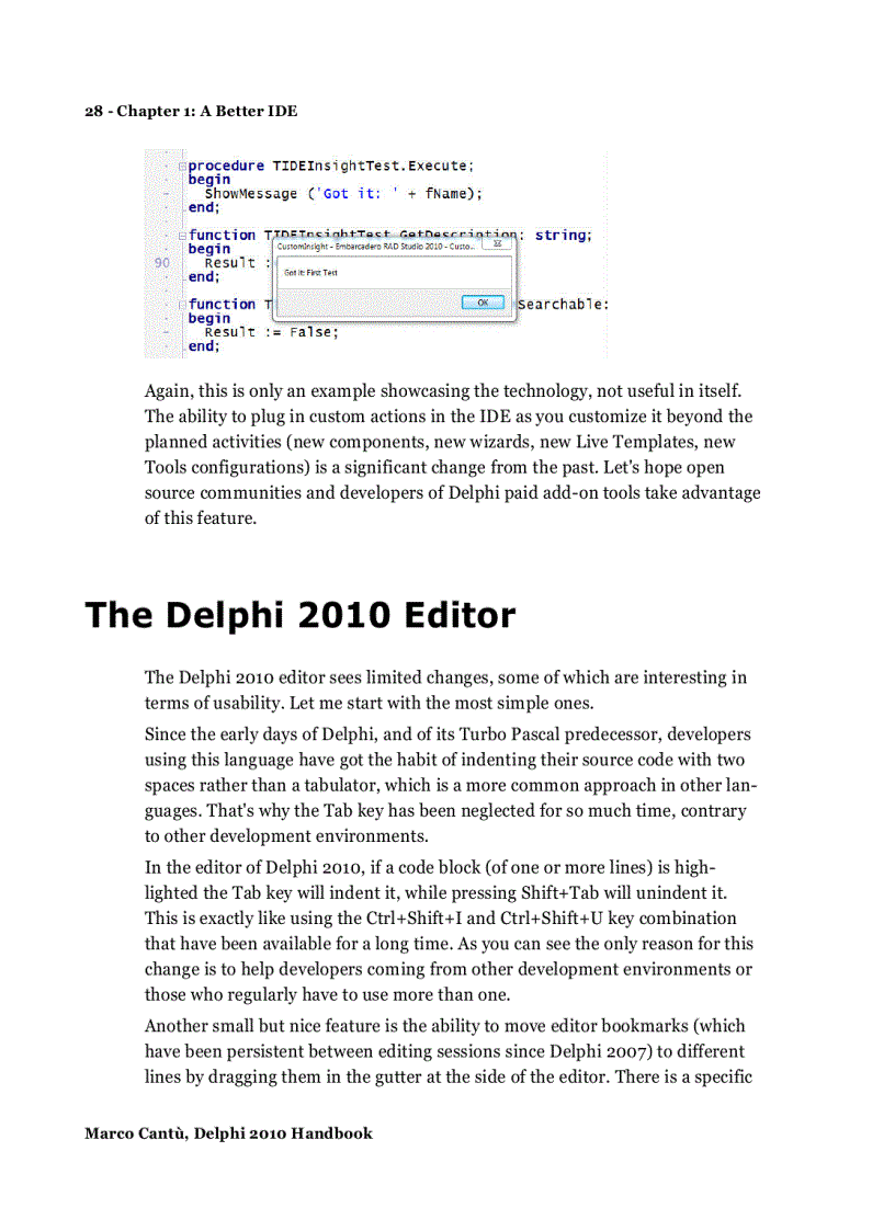 image for page Delphi 2010 Handbook A Guide to the New Features of Delphi 2010
