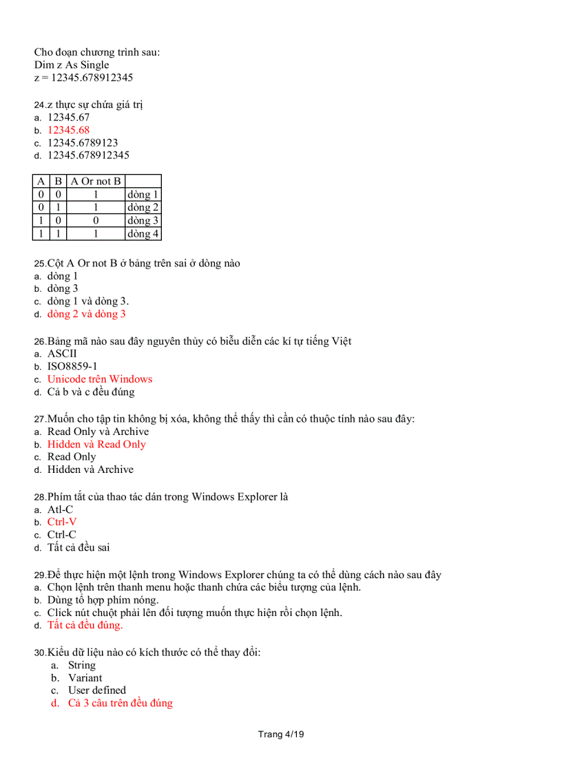 image for page 110 câu trắc nghiệm ôn thi Visual Basic VB