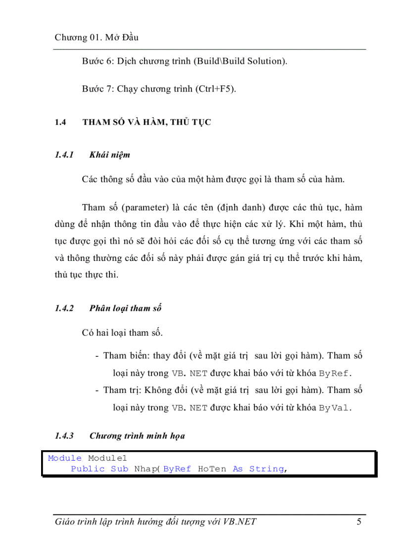 image for page Lập trình hướng đối tượng với VB NET