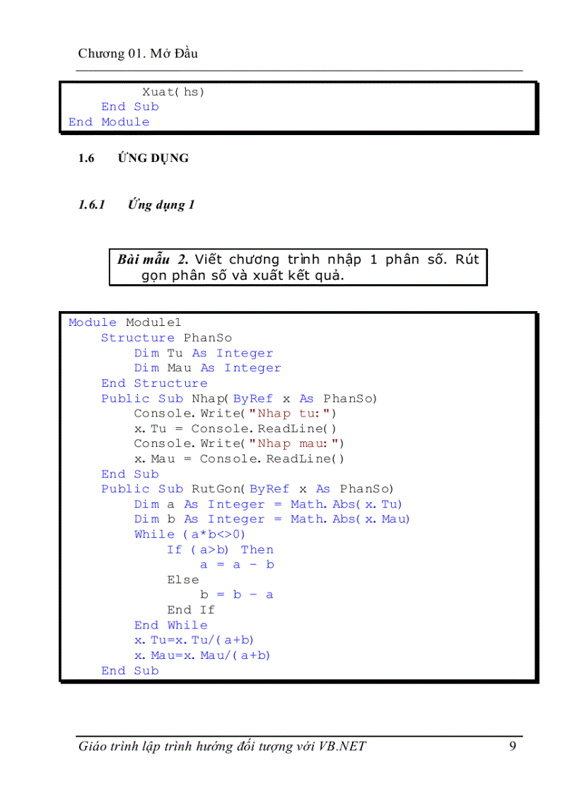 image for page Lập trình hướng đối tượng với VB NET