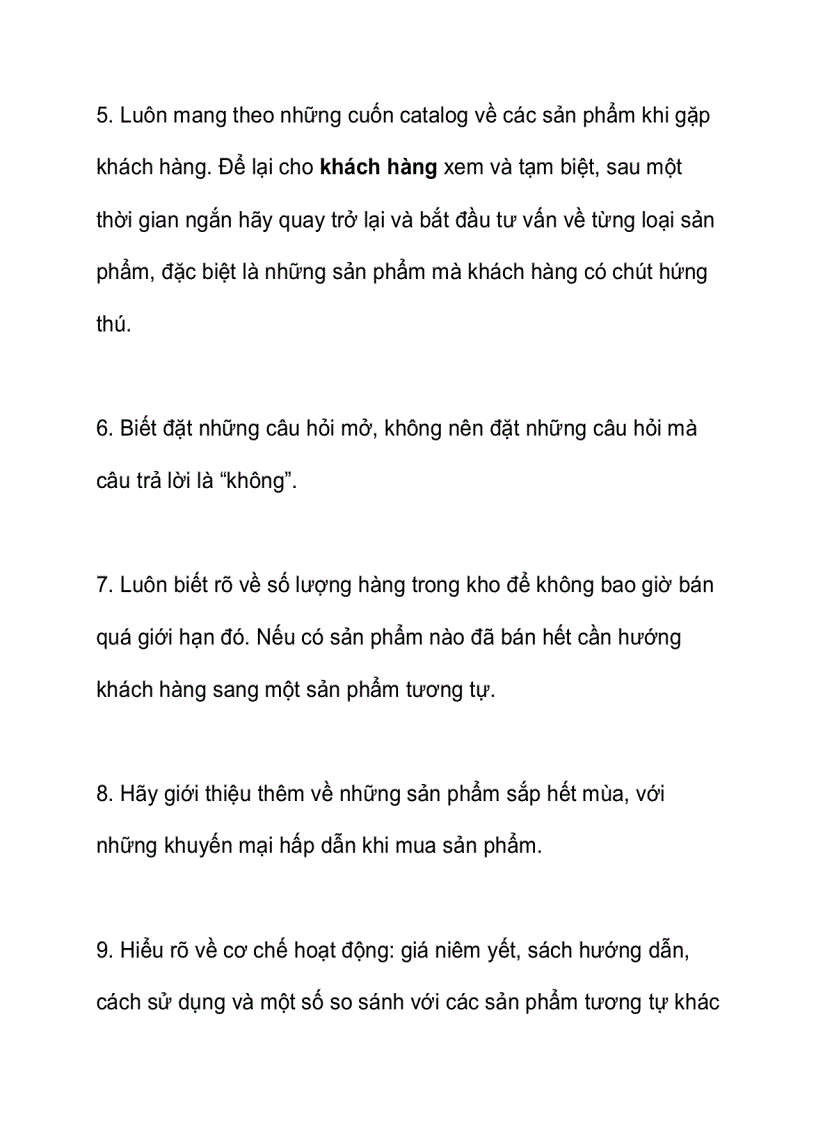 image for page Lời khuyên từ seller