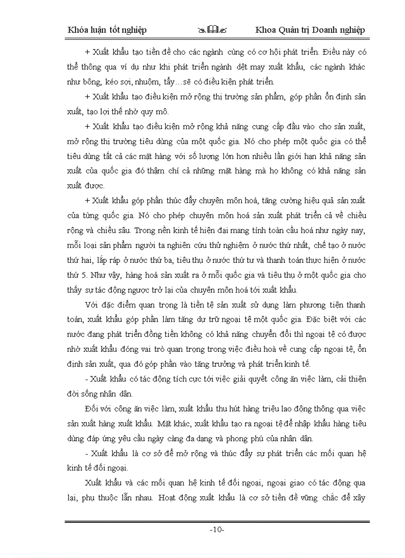 image for page Thực trạng và giải pháp nhằm nâng cao hiệu quả kinh doanh xuất khẩu của Công ty Cổ phần Đầu tư và Thương mại TNG