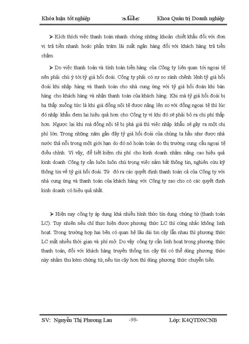 image for page Thực trạng và giải pháp nhằm nâng cao hiệu quả kinh doanh xuất khẩu của Công ty Cổ phần Đầu tư và Thương mại TNG