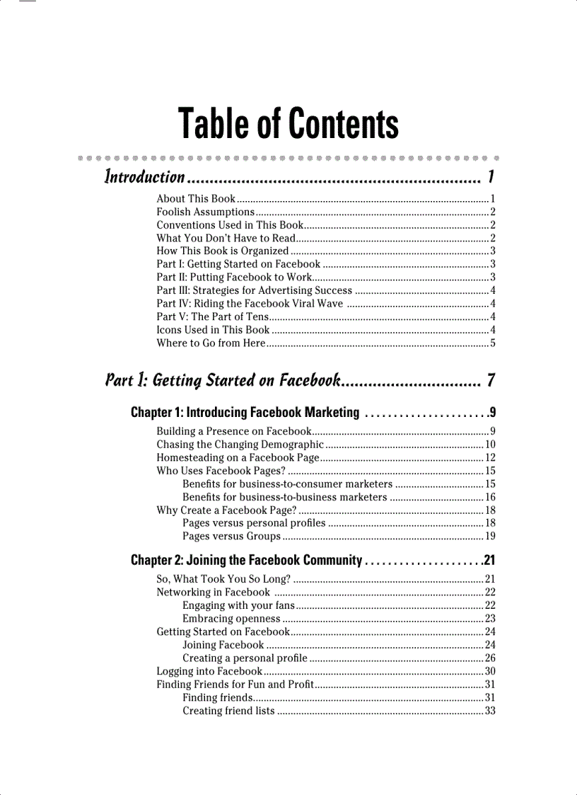 image for page Facebook Marketing For Dummies