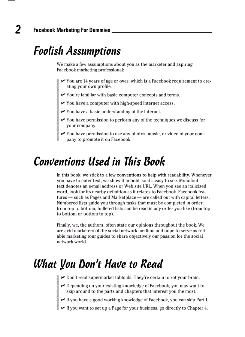 image for page Facebook Marketing For Dummies