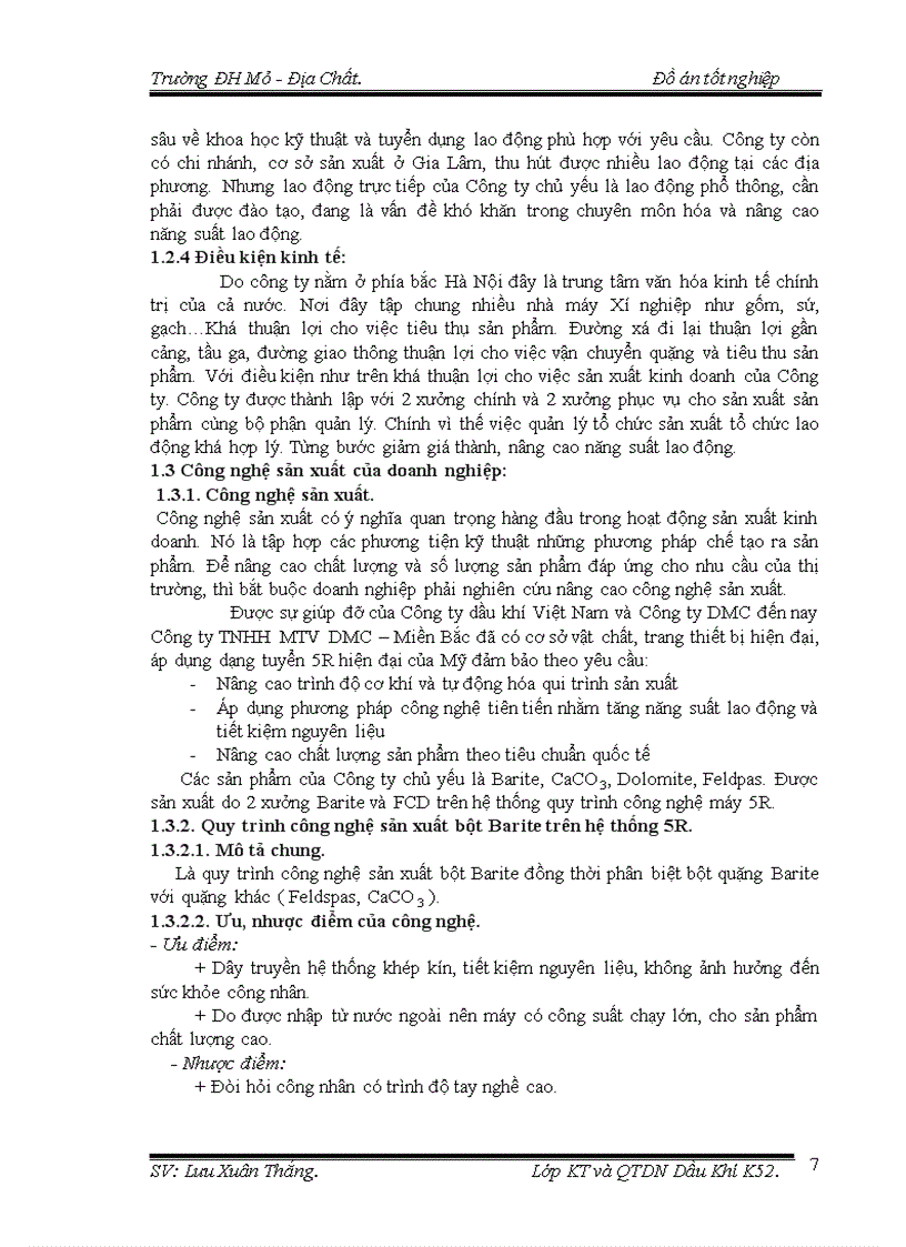 image for page Xây dựng mức tiêu hao nguyên vật liệu cho sản phẩm Bentonite 1