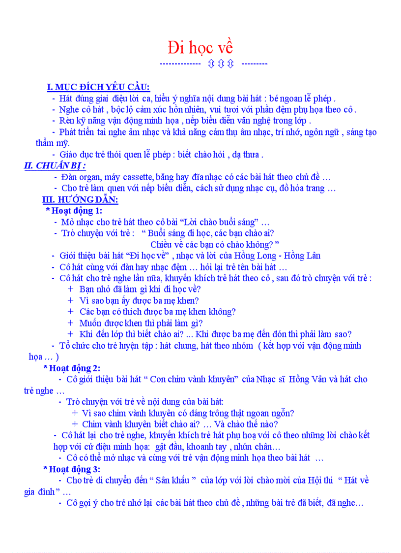 image for page Đề tài Đi học về