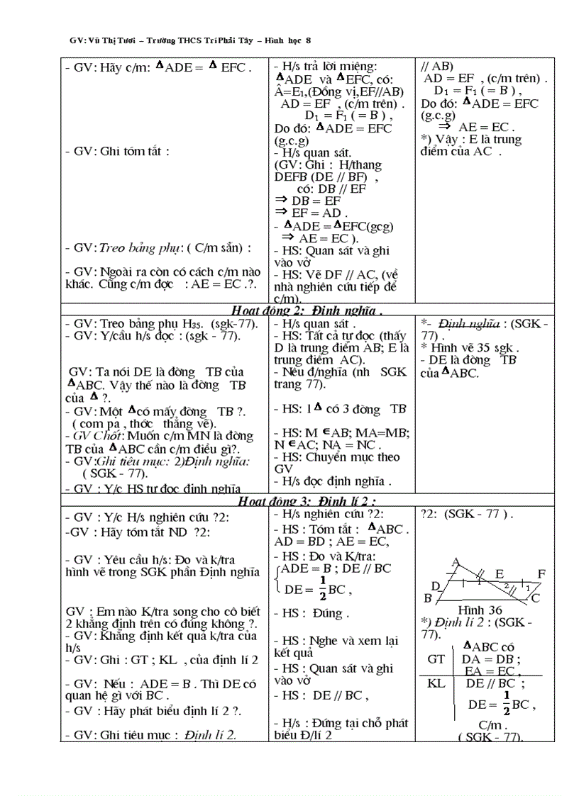 image for page Giáo Án Toán lớp 8 Tuần 3