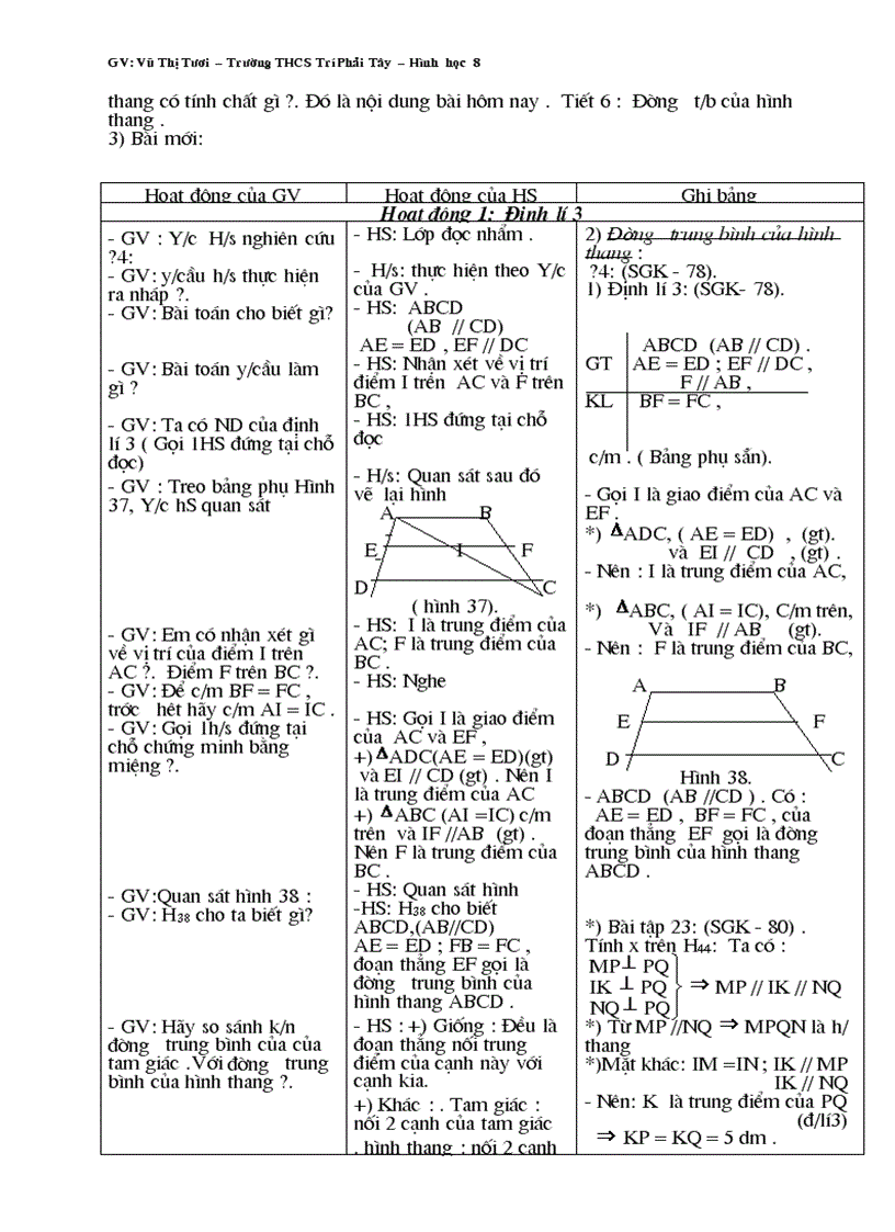 image for page Giáo Án Toán lớp 8 Tuần 3
