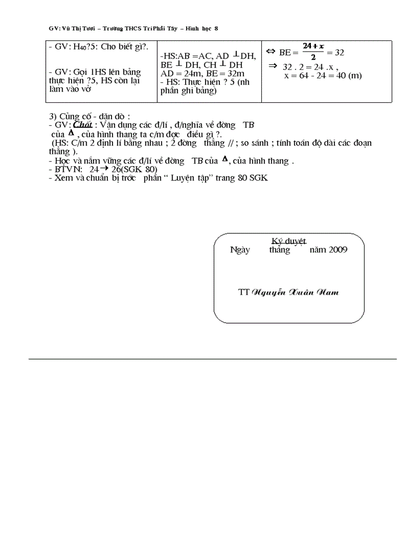 image for page Giáo Án Toán lớp 8 Tuần 3