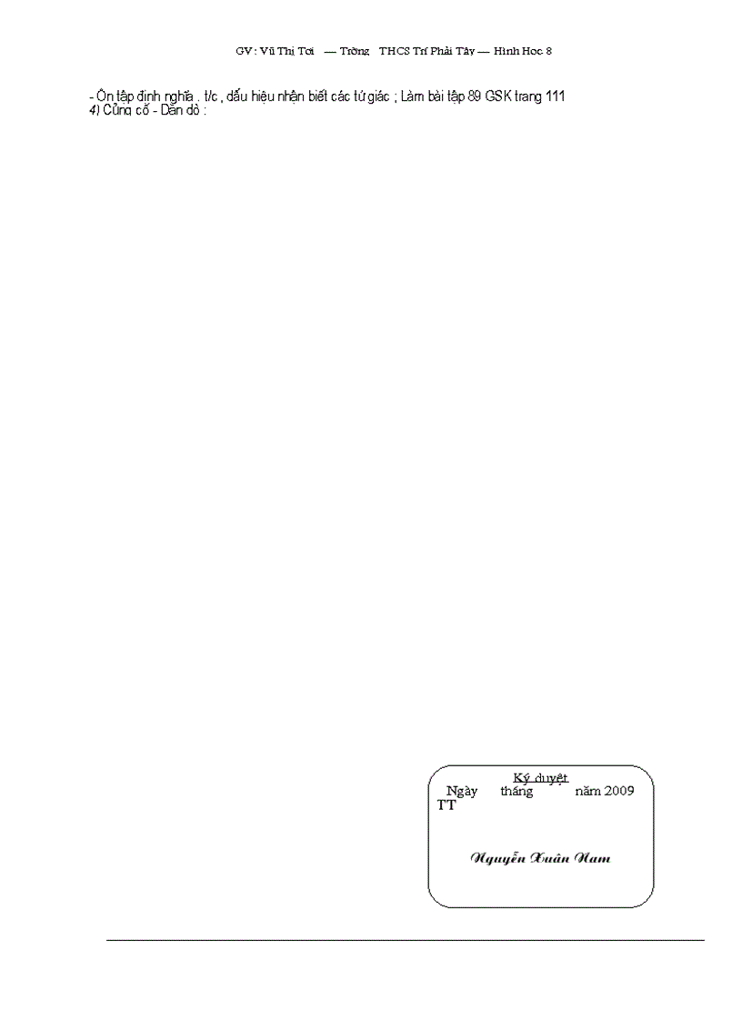 image for page Giáo án toán lớp 8 tuần 12