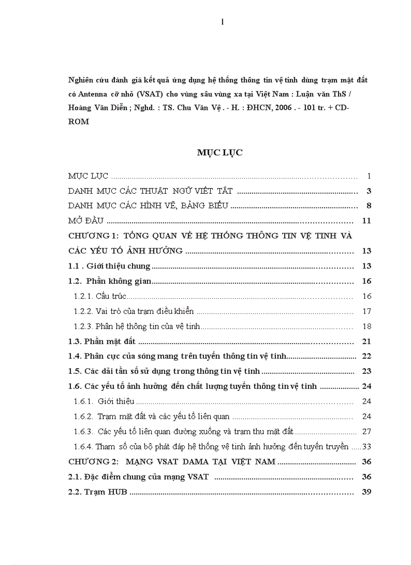 image for page Nghiên cứu đánh giá kết quả ứng dụng hệ thống thông tin vệ tinh dùng trạm mặt đất có Antenna cỡ nhỏ VSAT cho vùng sâu vùng xa tại Việt Nam