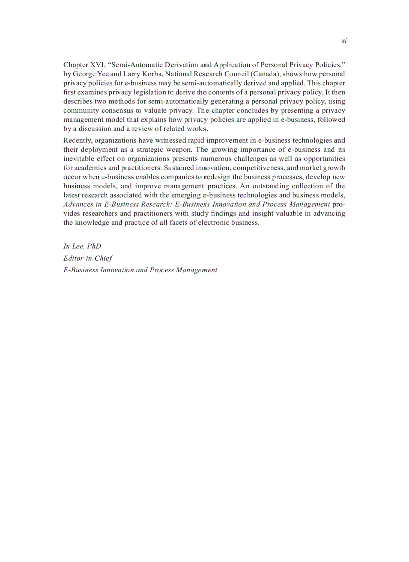 image for page E Business Innovation and Process Management