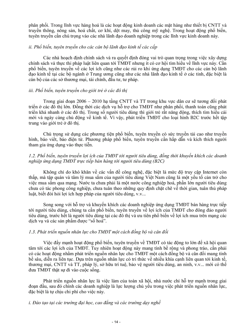 image for page Kế hoạch tổng thể phát triển thương mại điện tử ở việt nam giai đoạn 2006 2010