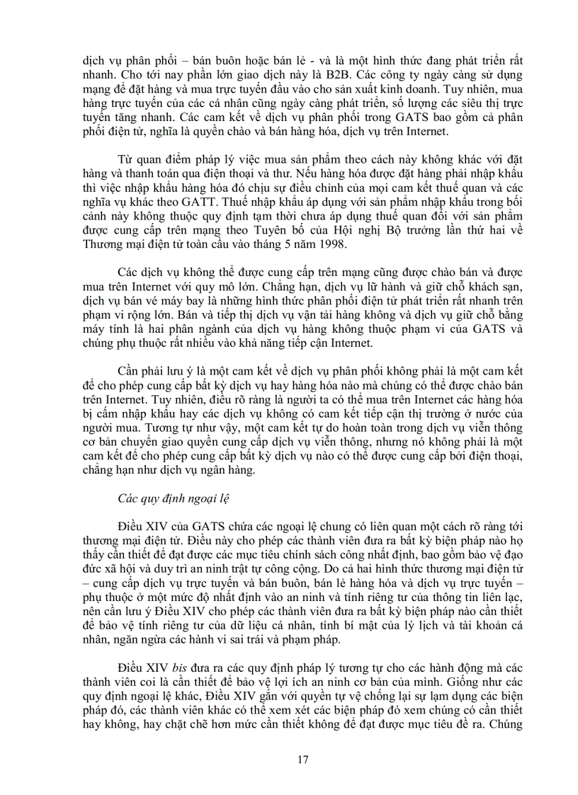 image for page Tổng quan về các hoạt động của wto liên quan đến thương mại điện tử