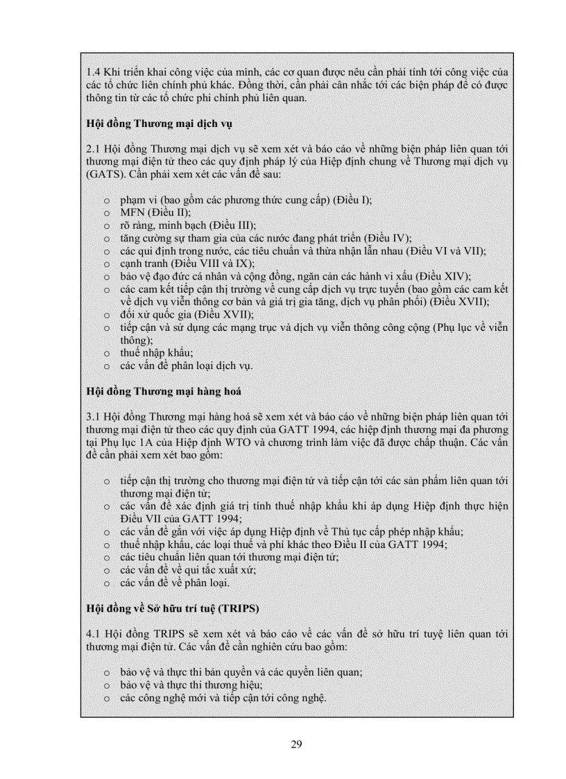 image for page Tổng quan về các hoạt động của wto liên quan đến thương mại điện tử