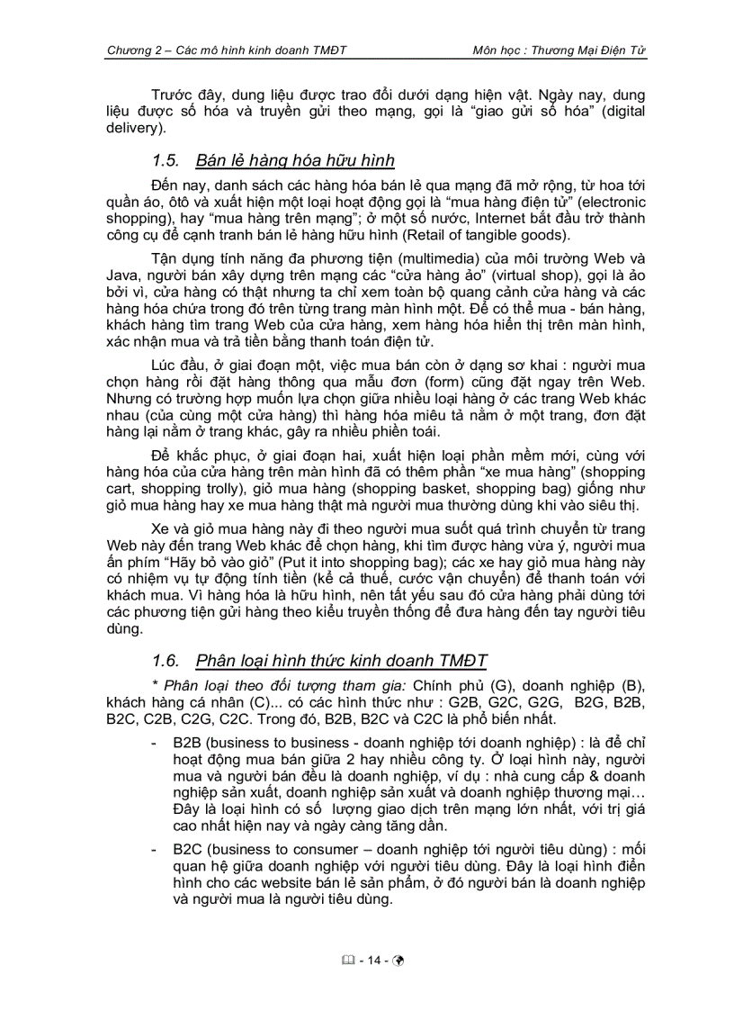 image for page Các hình thức kinh doanh thương mại điện tử
