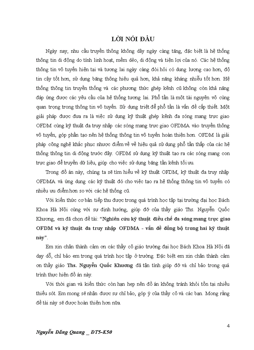 image for page Đồng bộ trong hệ thống OFDM và OFDMA Xây dựng chương trình C truyền dữ liệu giữa hai máy tính bằng kỹ thuật OFDM