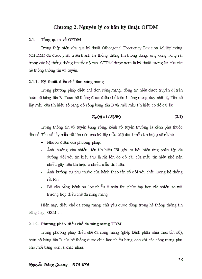 image for page Đồng bộ trong hệ thống OFDM và OFDMA Xây dựng chương trình C truyền dữ liệu giữa hai máy tính bằng kỹ thuật OFDM