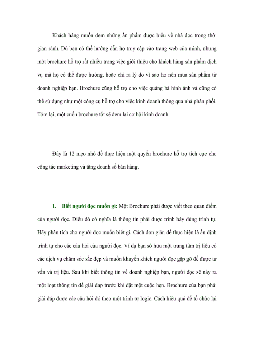 image for page Thiết kế Brochure thế nào để đạt hiệu quả cao