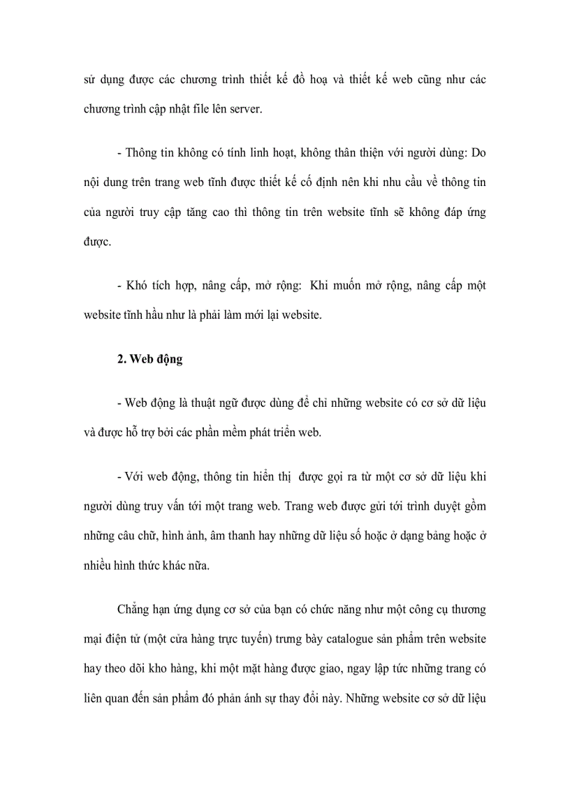 image for page Tìm hiểu về web tĩnh và web động