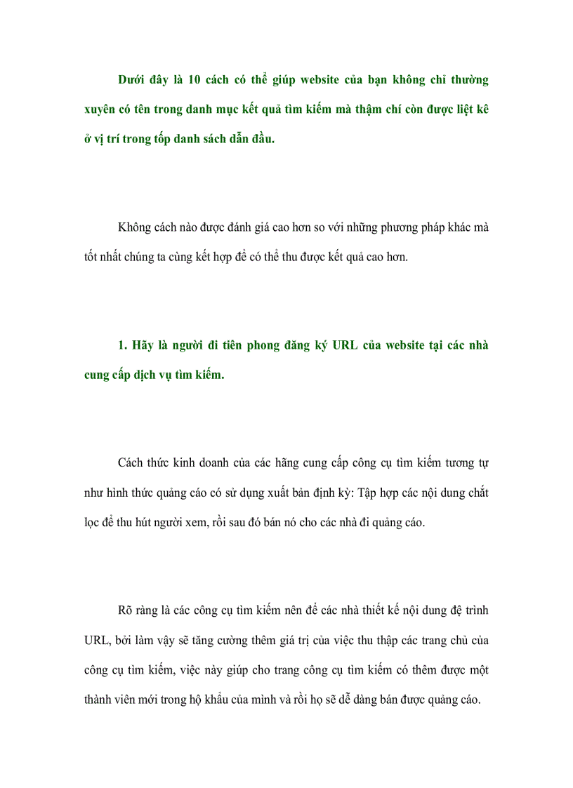 image for page Làm sao website của bạn xuất hiện trên cỗ máy tìm kiếm