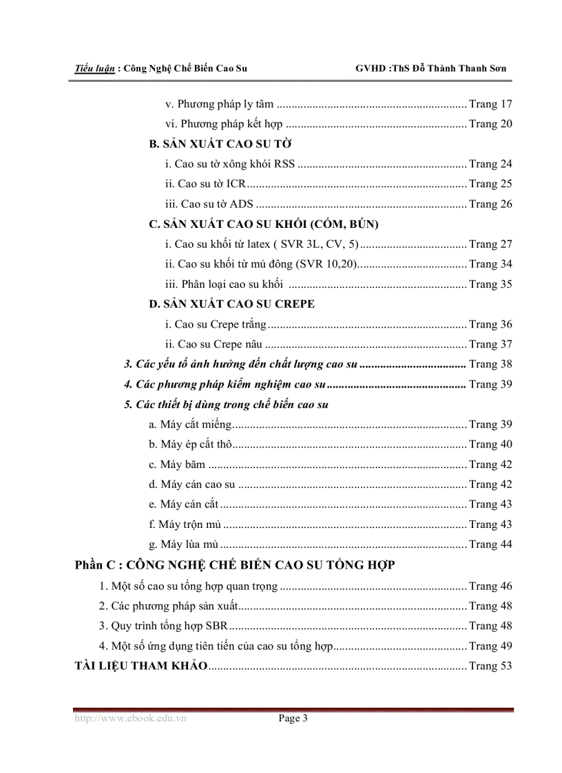 image for page Công Nghệ Chế Biến Cao Su