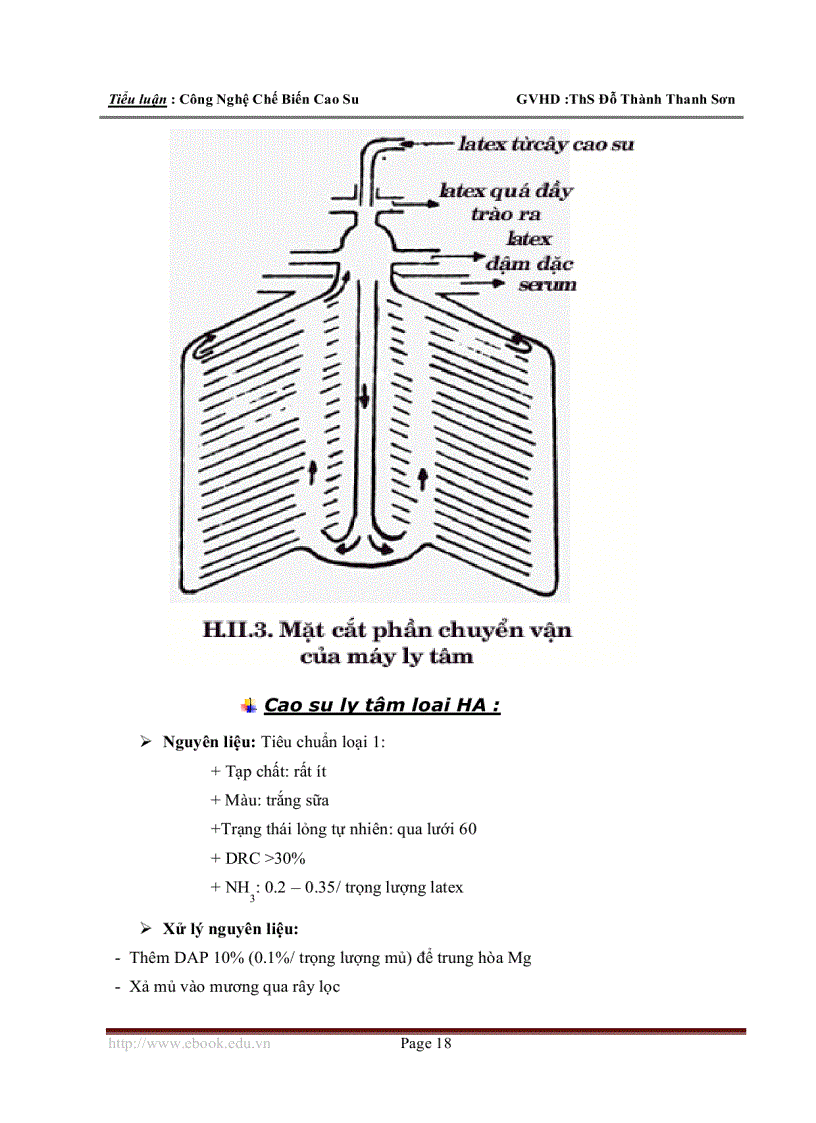 image for page Công Nghệ Chế Biến Cao Su