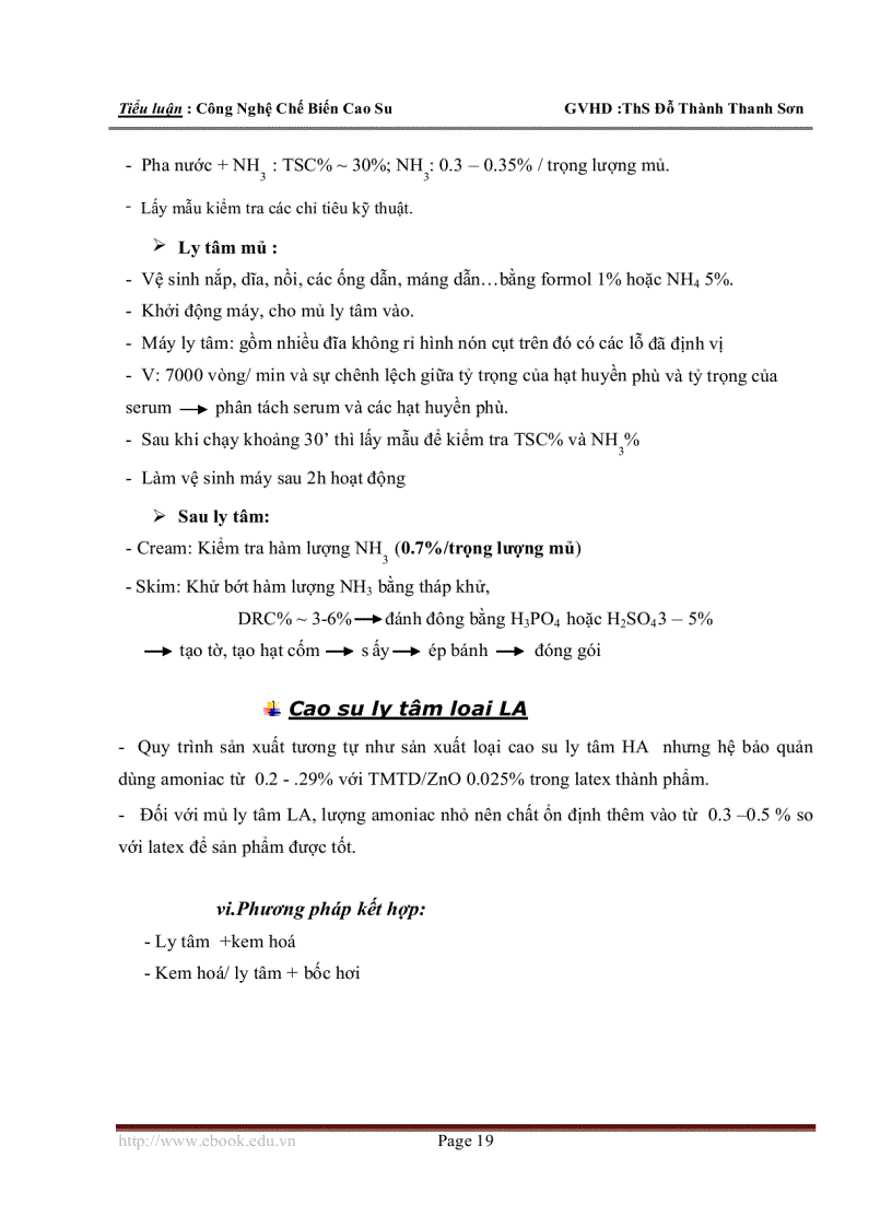 image for page Công Nghệ Chế Biến Cao Su