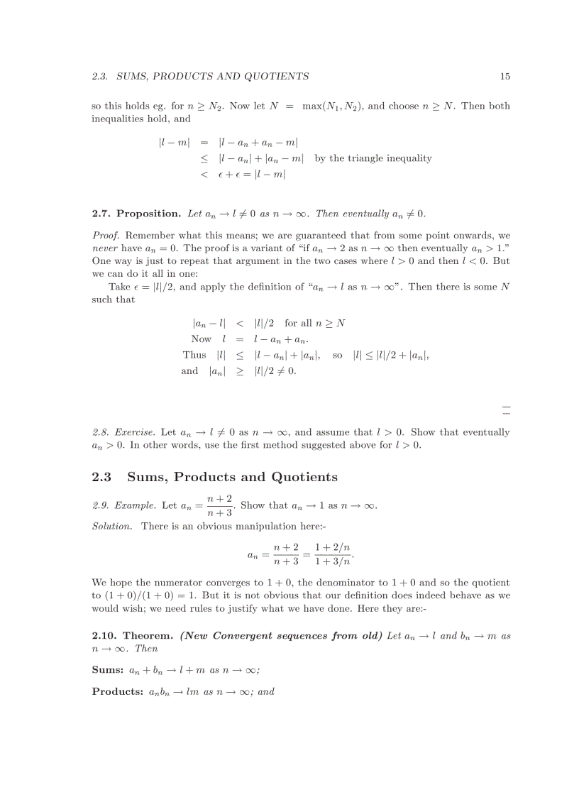 image for page Ebook Mathematics Advanced Calculus and Analysis University of Aberdeen