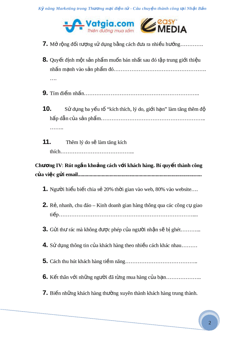 image for page Bí quyết marketing trong thương mại điện tử