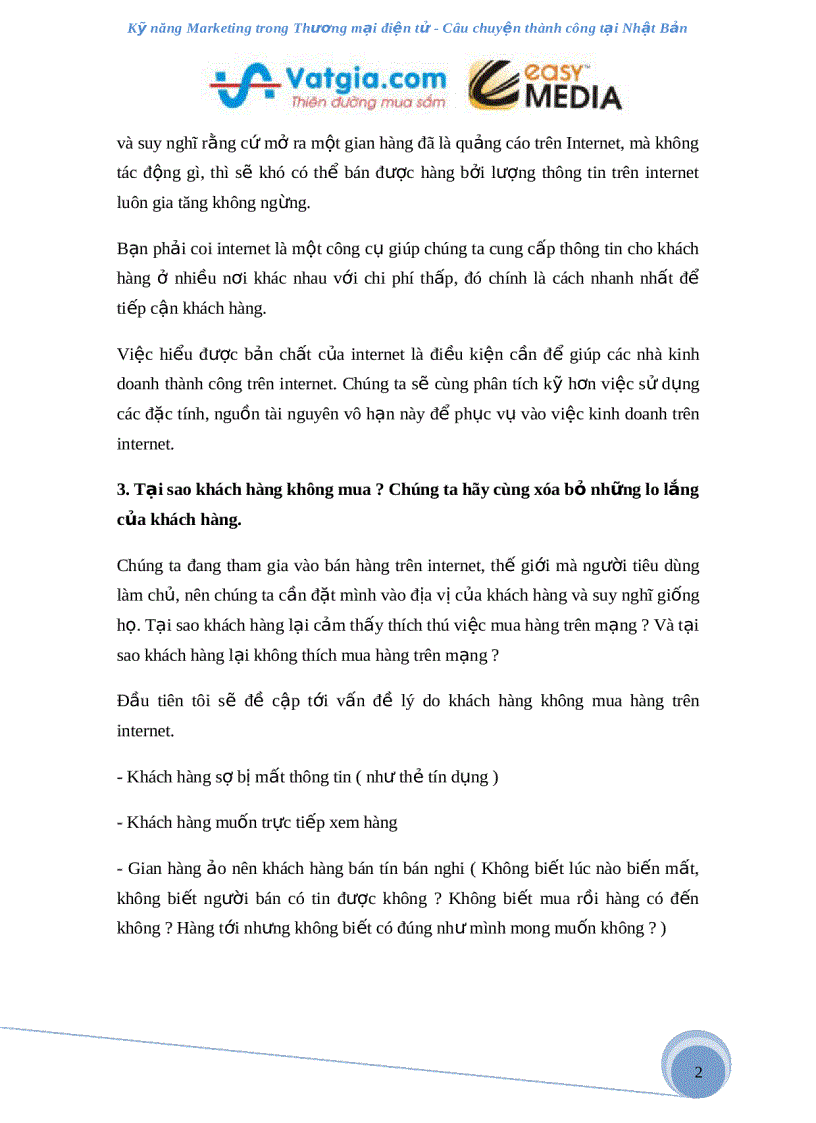 image for page Bí quyết marketing trong thương mại điện tử