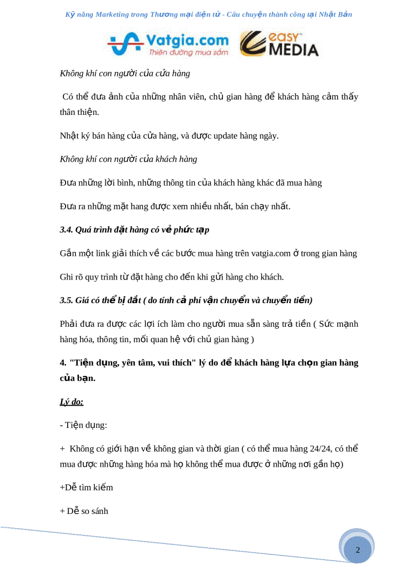 image for page Bí quyết marketing trong thương mại điện tử