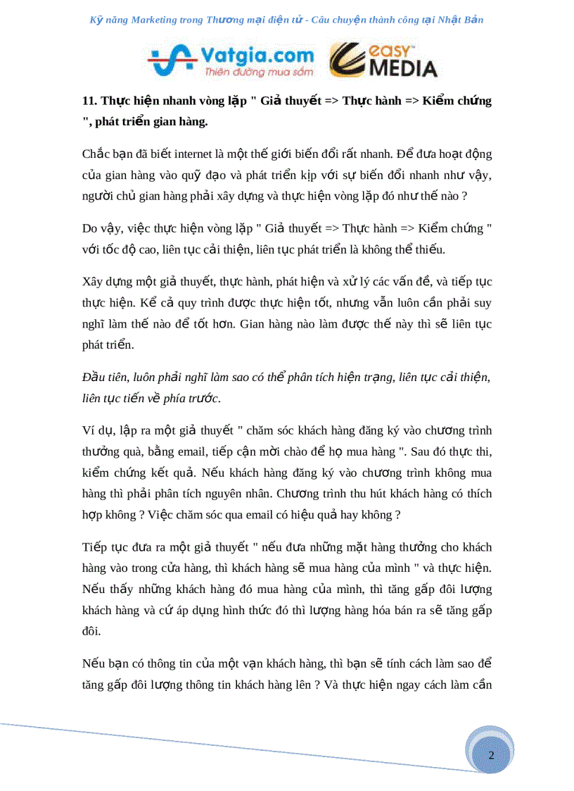 image for page Bí quyết marketing trong thương mại điện tử