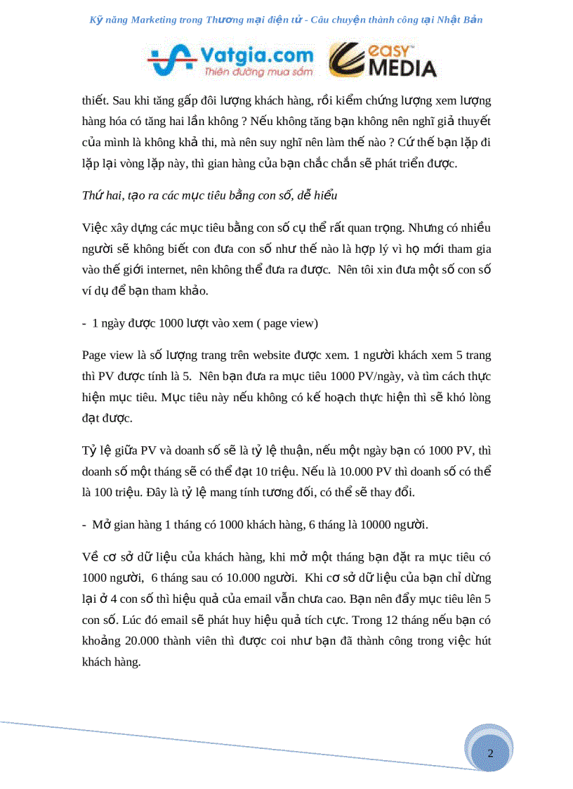 image for page Bí quyết marketing trong thương mại điện tử