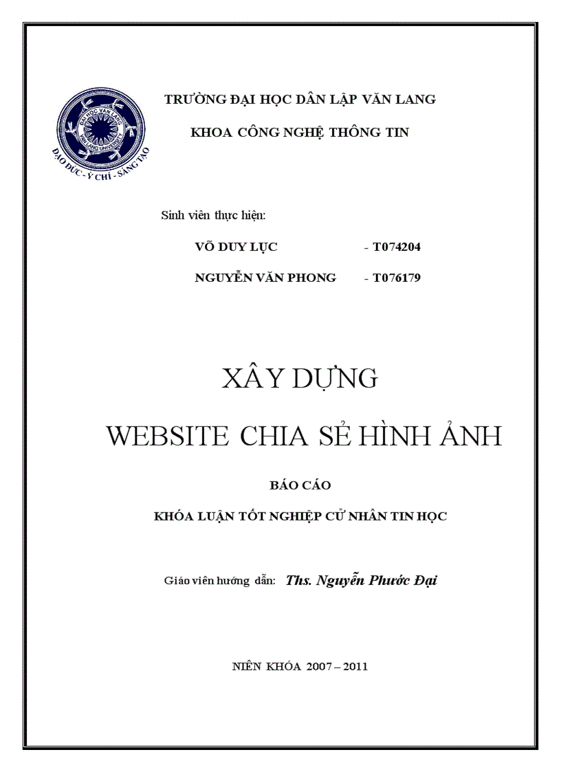 image for page Xây dựng website chia sẻ hình ảnh