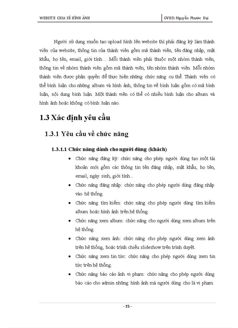 image for page Xây dựng website chia sẻ hình ảnh