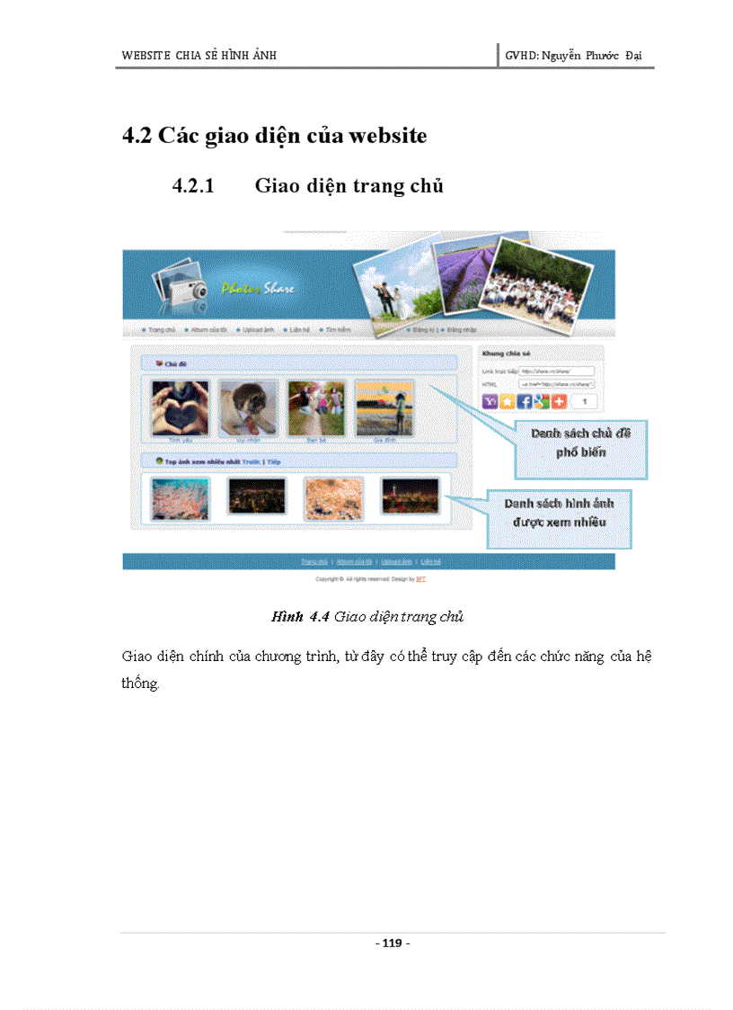 image for page Xây dựng website chia sẻ hình ảnh