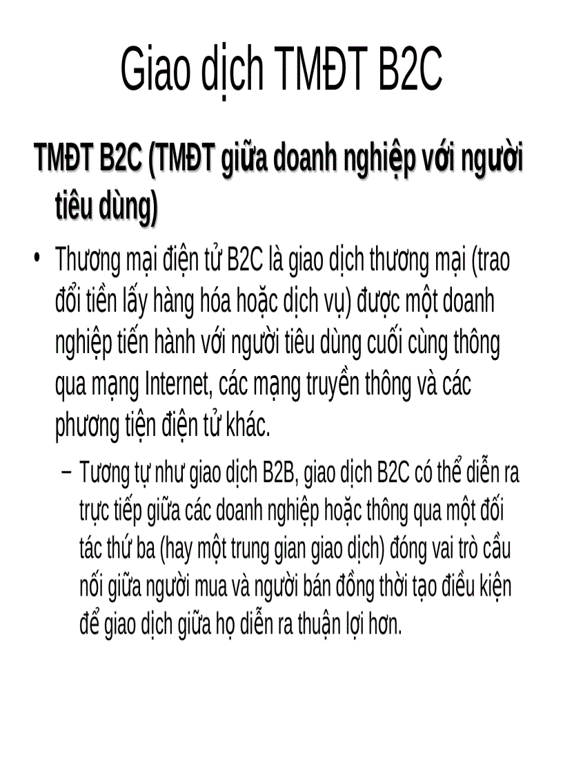 image for page Giao dịch thương mại điện tử B2C