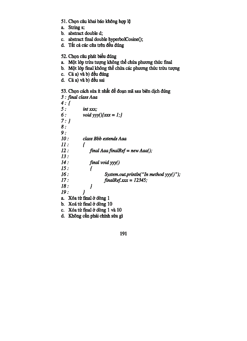 image for page 82 câu hỏi trắc nghiệm kiến thức Java có đáp án