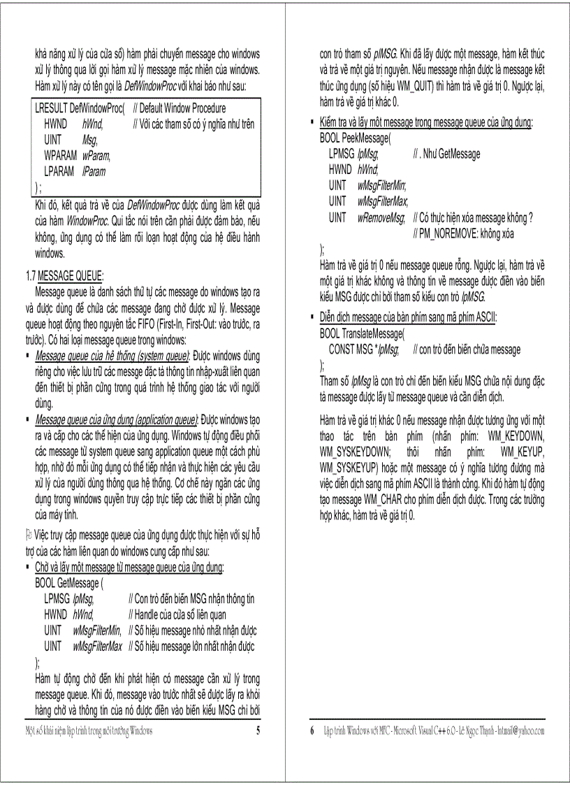 image for page Lập trình Windows với MFC Visual C 6 0 NXB Thống kê