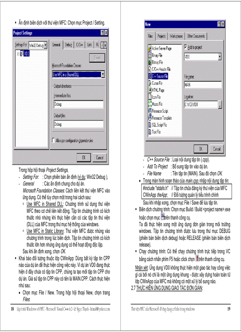 image for page Lập trình Windows với MFC Visual C 6 0 NXB Thống kê