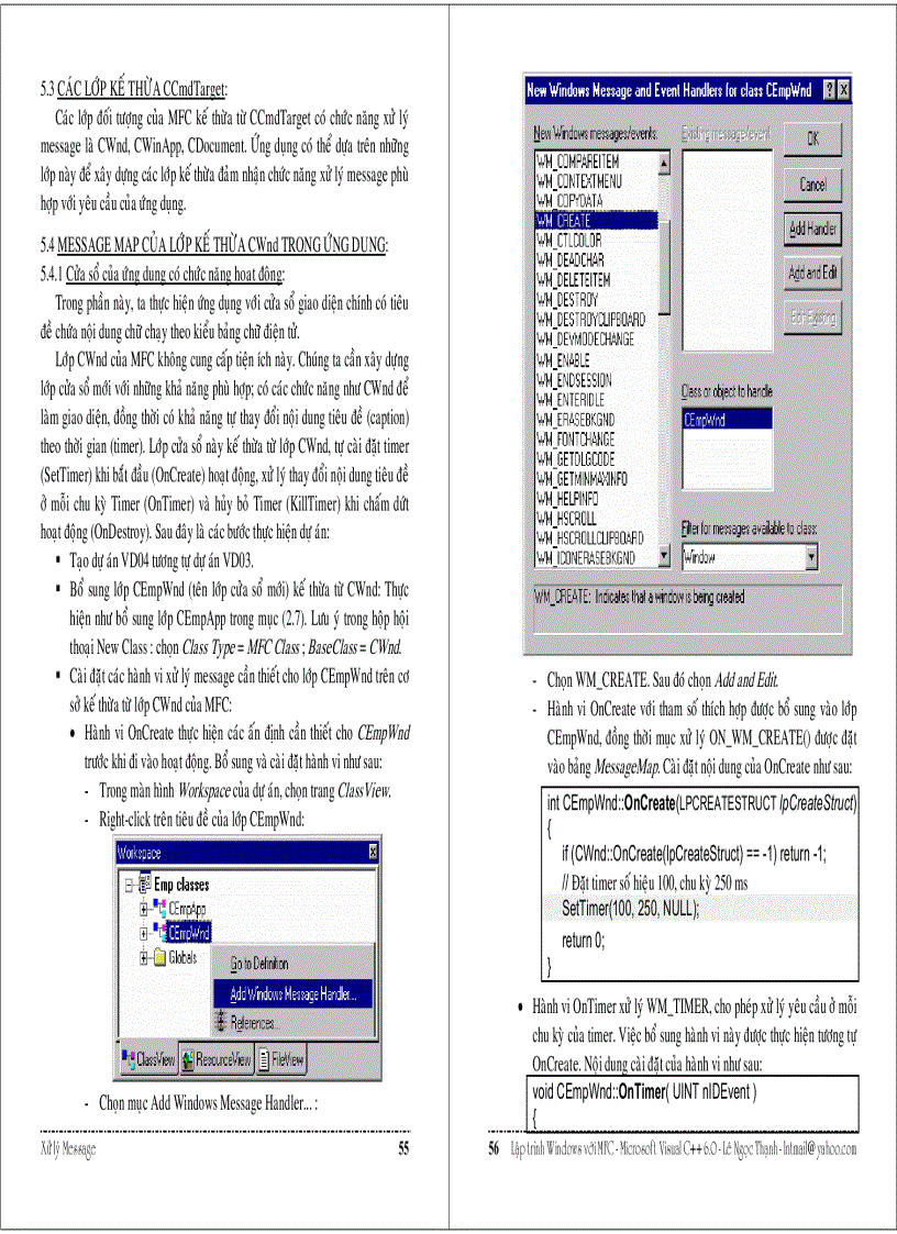 image for page Lập trình Windows với MFC Visual C 6 0 NXB Thống kê
