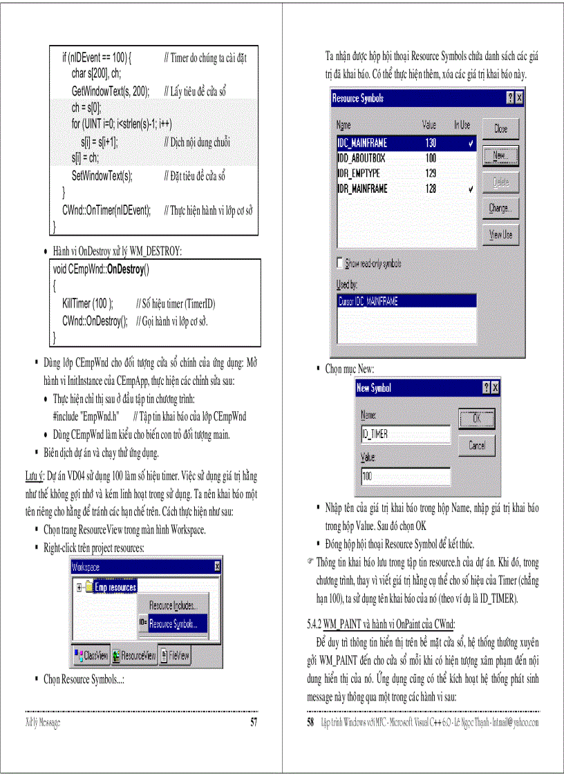 image for page Lập trình Windows với MFC Visual C 6 0 NXB Thống kê