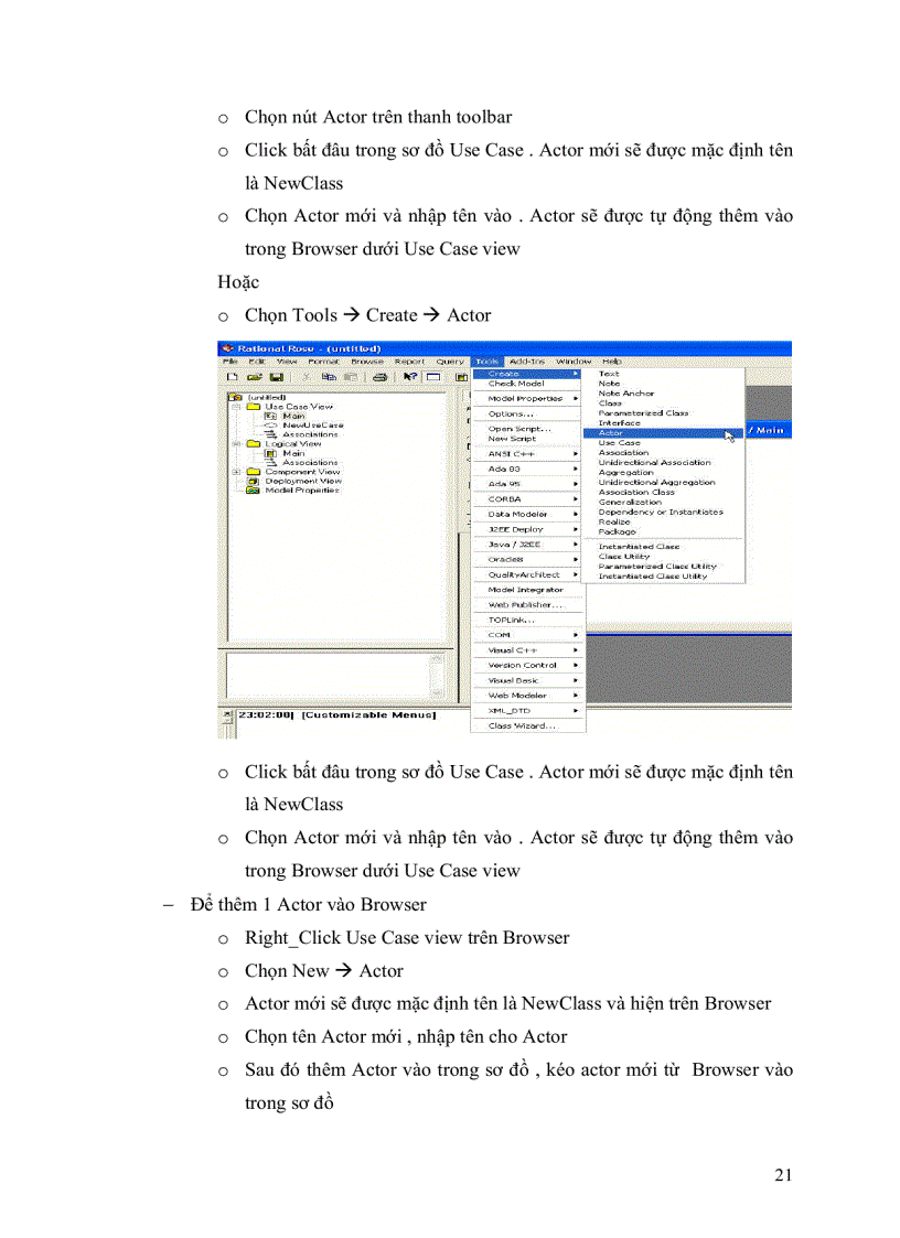 image for page Hướng dẫn sử dụng Rational Rose